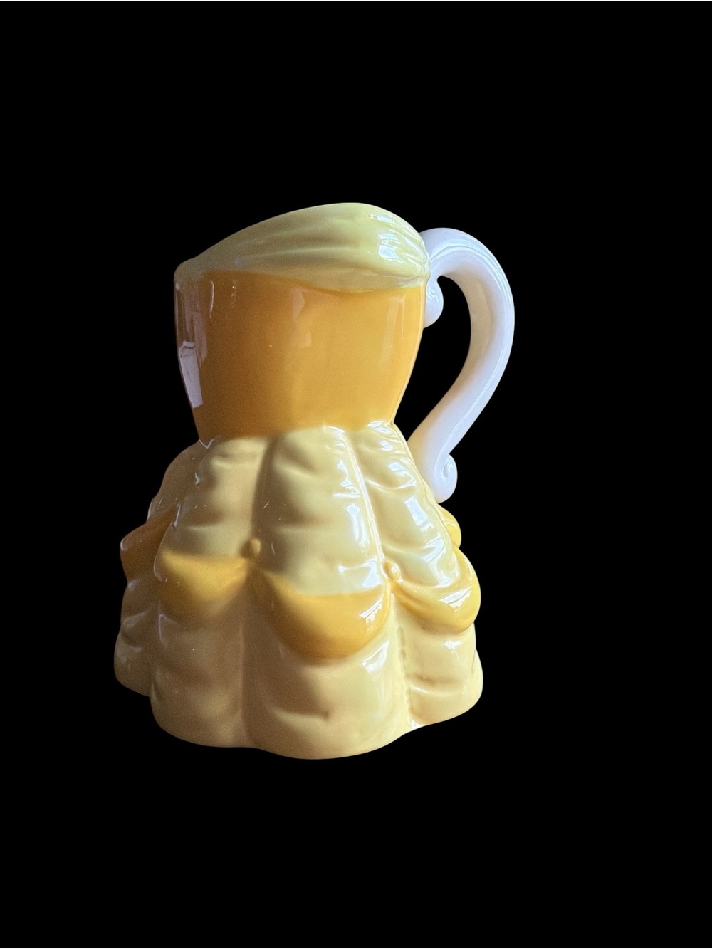 Rare Disney Galerie Belle Yellow Dress Body Form Mug Beauty and the Beast